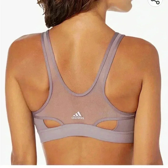 NWT Adidas Womens Athletic Climalite Don’t Rest Torch Sports Bra - Picture 2 of 9